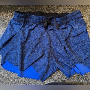 Lululemon shorts size 6 blue/black